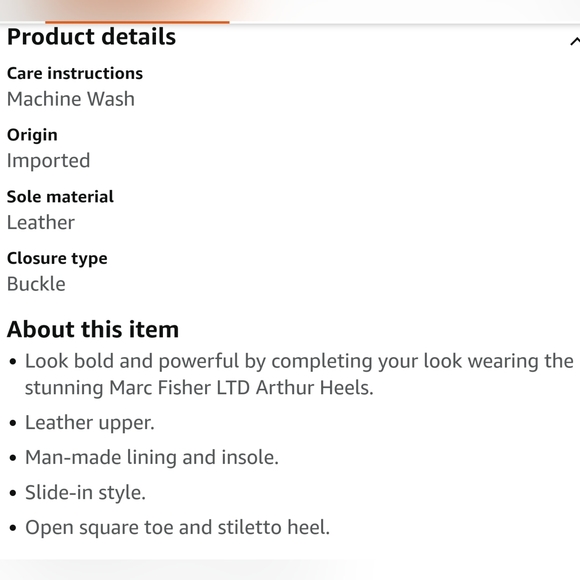 Marc Fisher LTD Arthur White 8 M - Picture 3 of 6